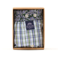 KM5219 - a scacchiera azzurro & verde