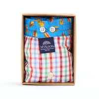 M5405 - Checkered red & blue