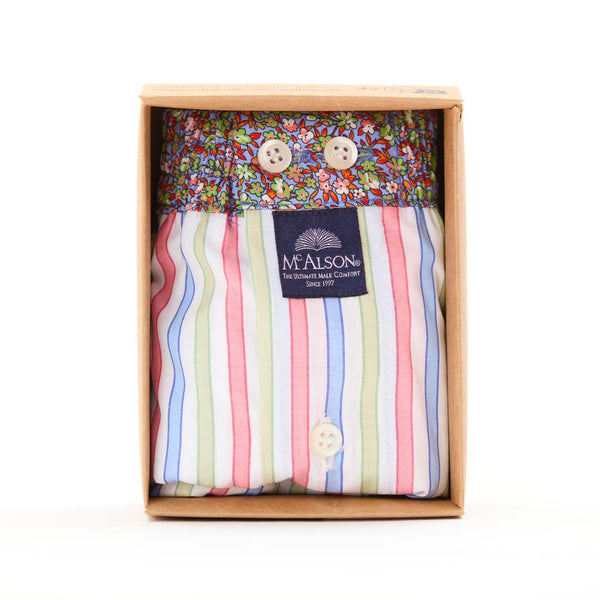 M5309 - Striped red, green & blue