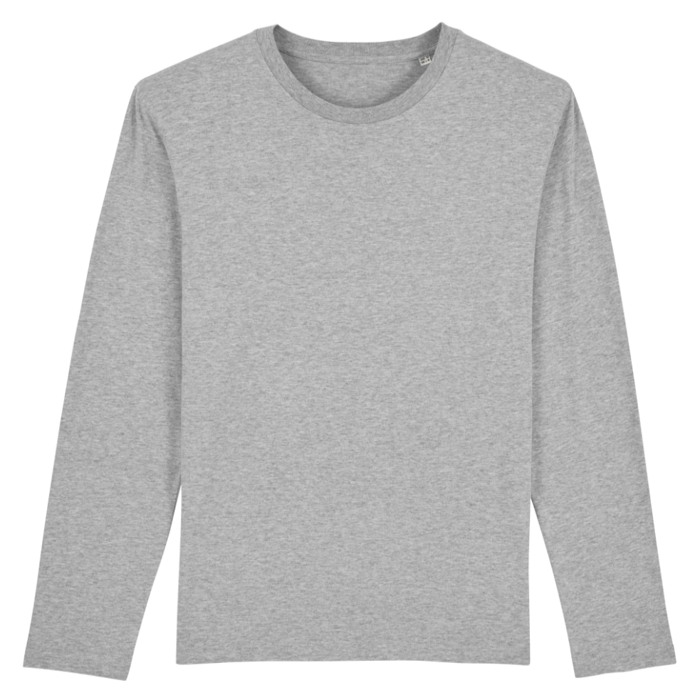 Manche longue gris chiné