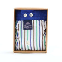 M5402 - Rayure bleu & vert