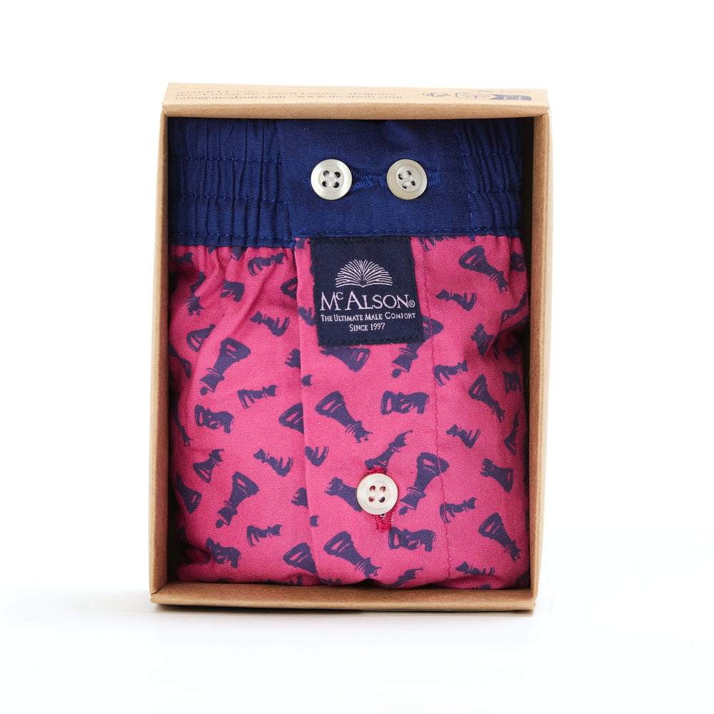 M5451 - Scacchi rosa & navy