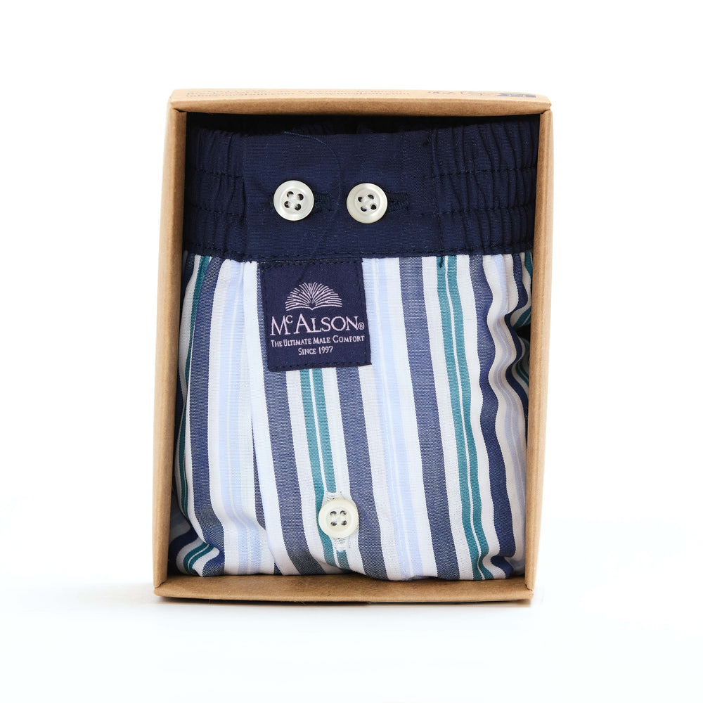 M5410 - Striped navy & white