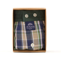 M5225 - Checkered brown, green & navy