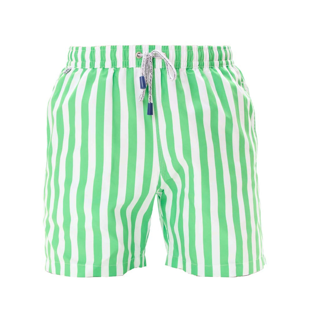 KMS5323 - Rayures cabana vert