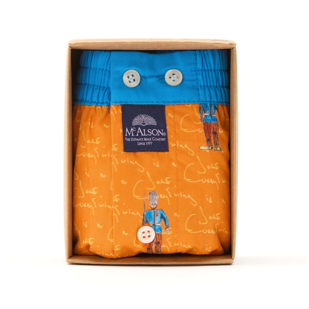 M5270 -  'Everything is a joke' orange - by David DeBusseré