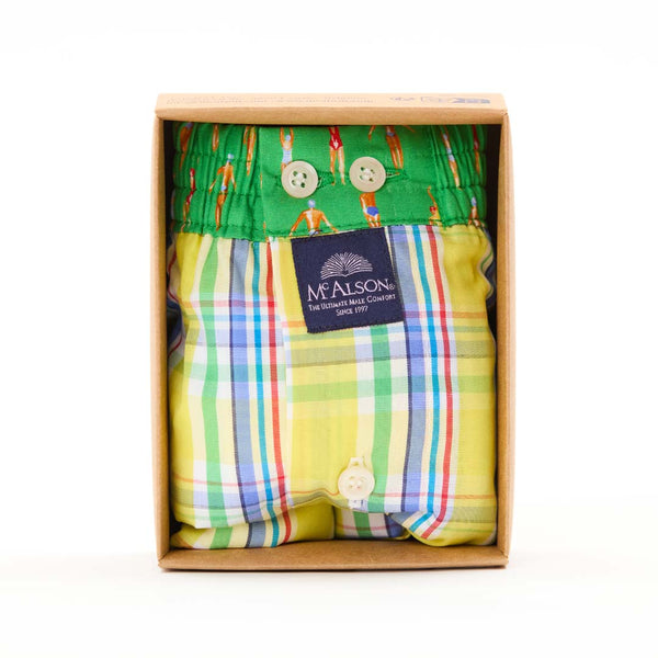 M5326 - Madras yellow multi