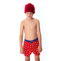 KM4688 - Christmas smiley rouge