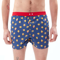 M4687 - Christmas Smiley Navy