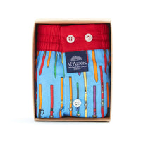 M4832 - Ski multicolore bleu