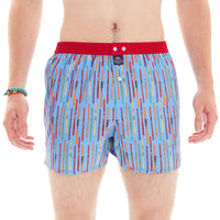 M4832 - Ski multicolore bleu