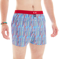 M4832 - Ski multicolore bleu