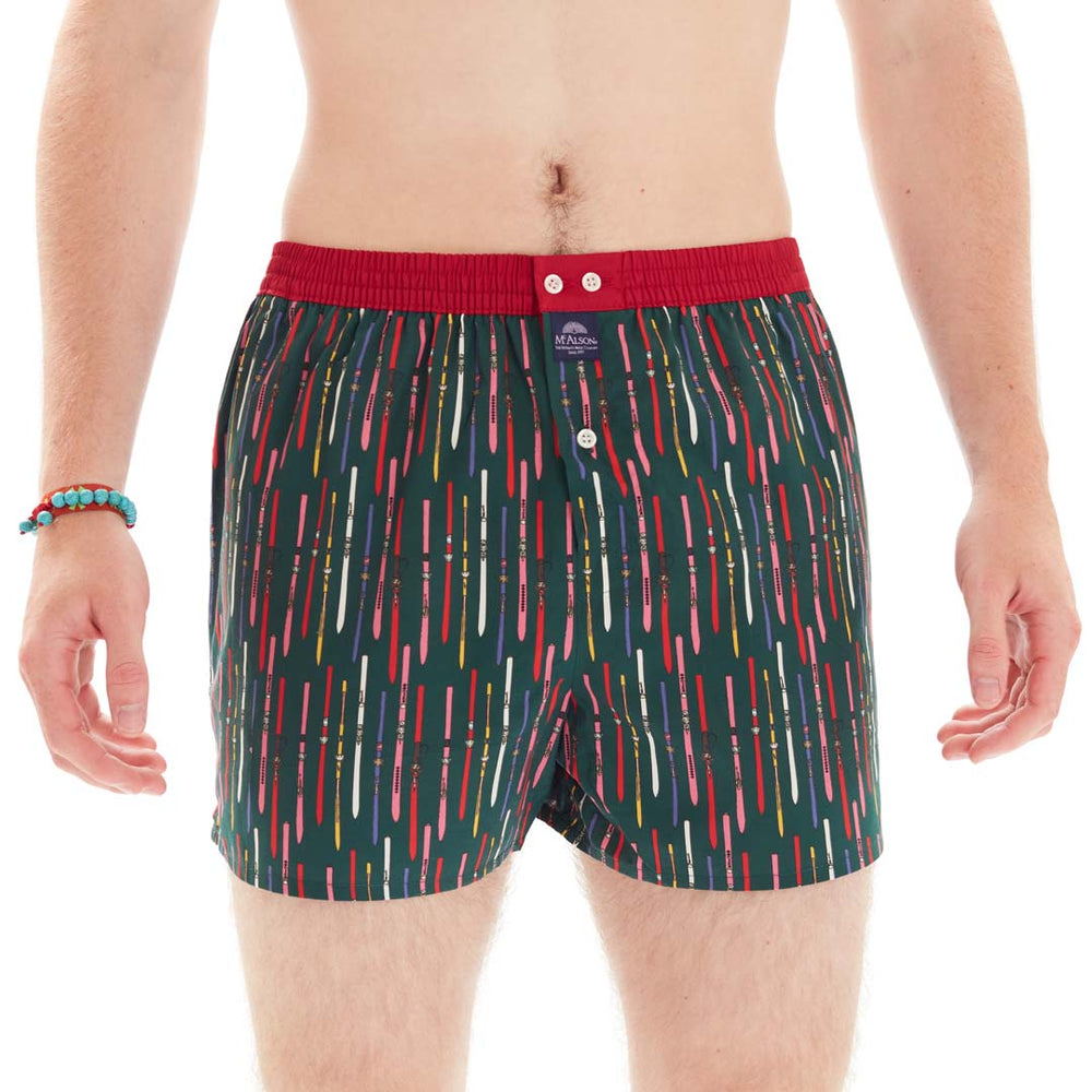 M4833 - Ski multicolor green