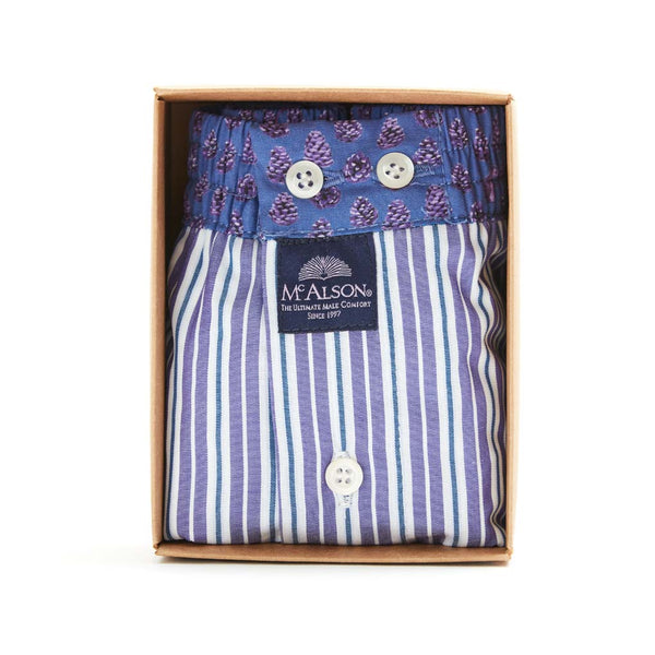 M4849 - Rayé violet