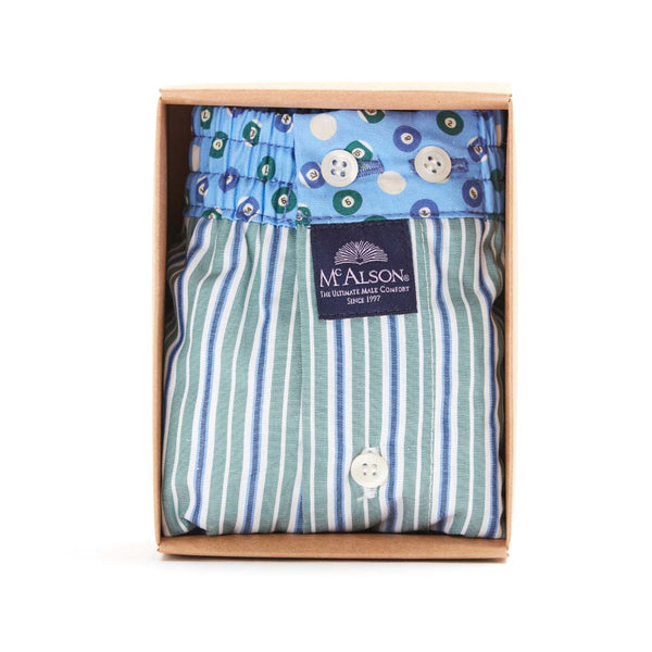 M4851 - Multicolore vert rayé