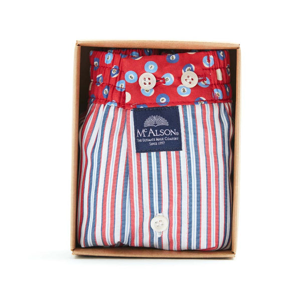 M4853 - a righe rosso