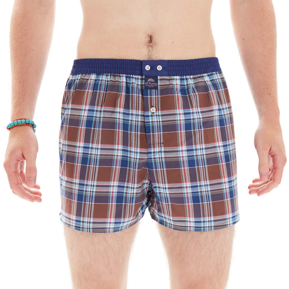 M4873 - Gingham brown