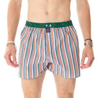 M5058 - Rayures orange & vert