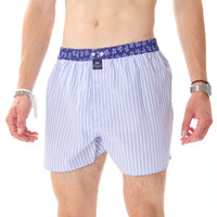 M5104 - Rayures bleu & blanc