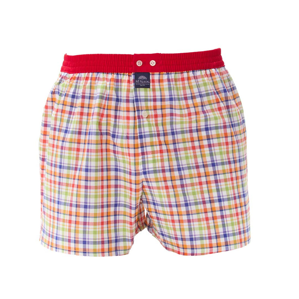 M5130 - Tartan Rot & orange