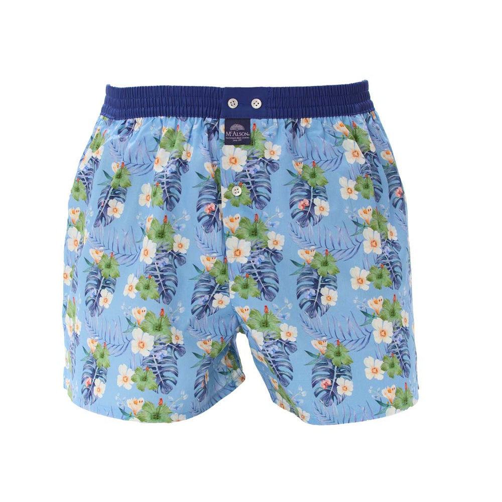 M5147 - Hawaiano blu chiaro