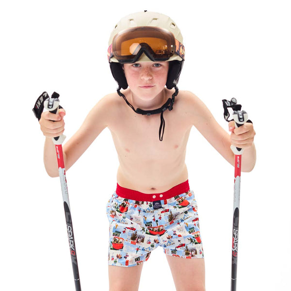 KM5259 - Après-ski light blue & red