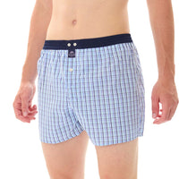 M5301 - vichy bleu ciel