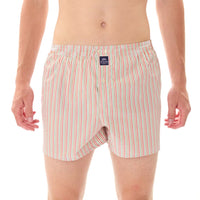 M5302 - rayé rouge & vert