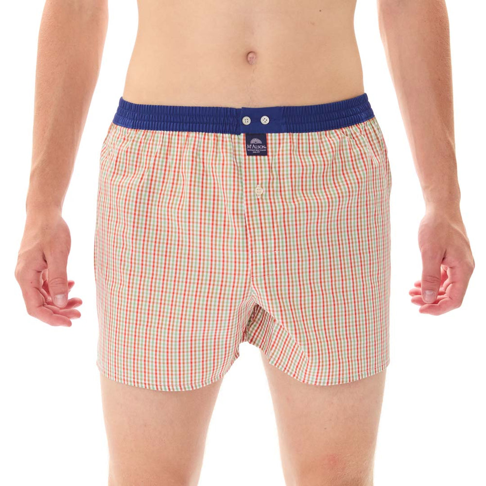 M5303 - vichy rouge & vert