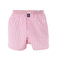 M5305 - Carreaux fuchsia & bleu marine