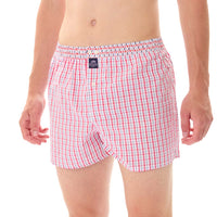 M5305 - A scacchi fucsia & blu marino