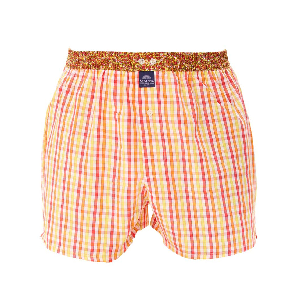 M5308 - Carreaux rouge, jaune & orange