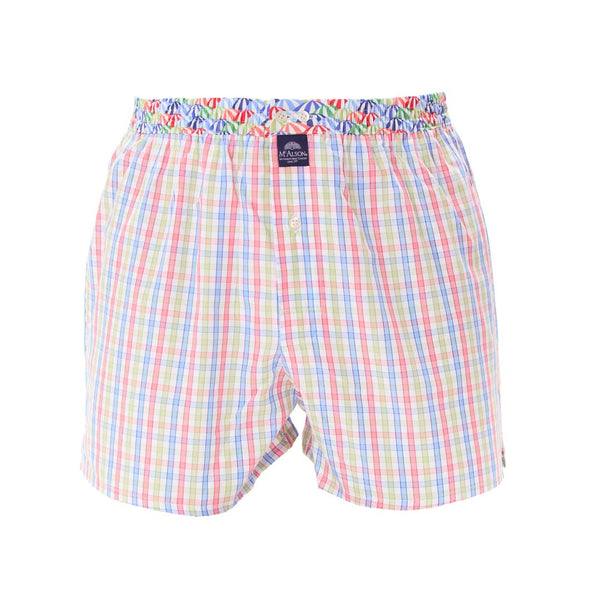 KM5310 - Carreaux rouge, vert & bleu