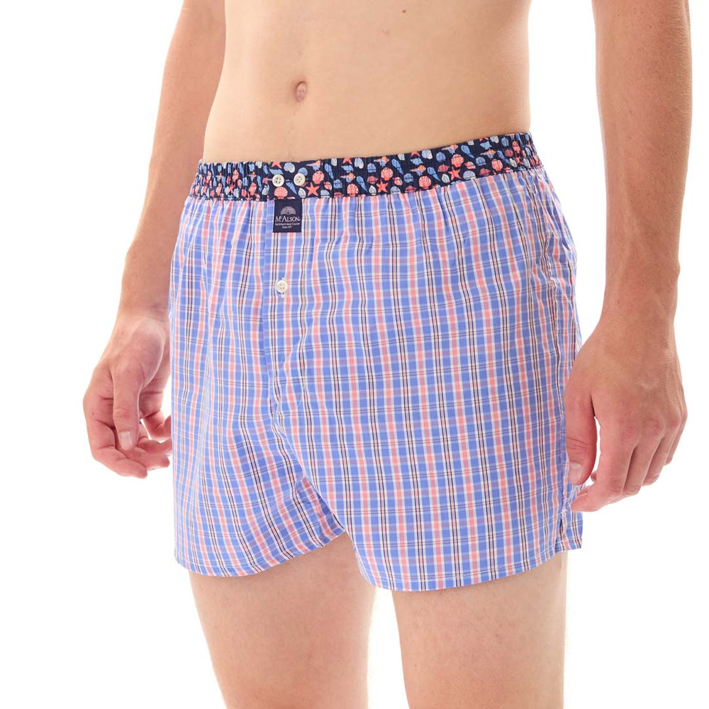 M5312 - Tartan pink & blue