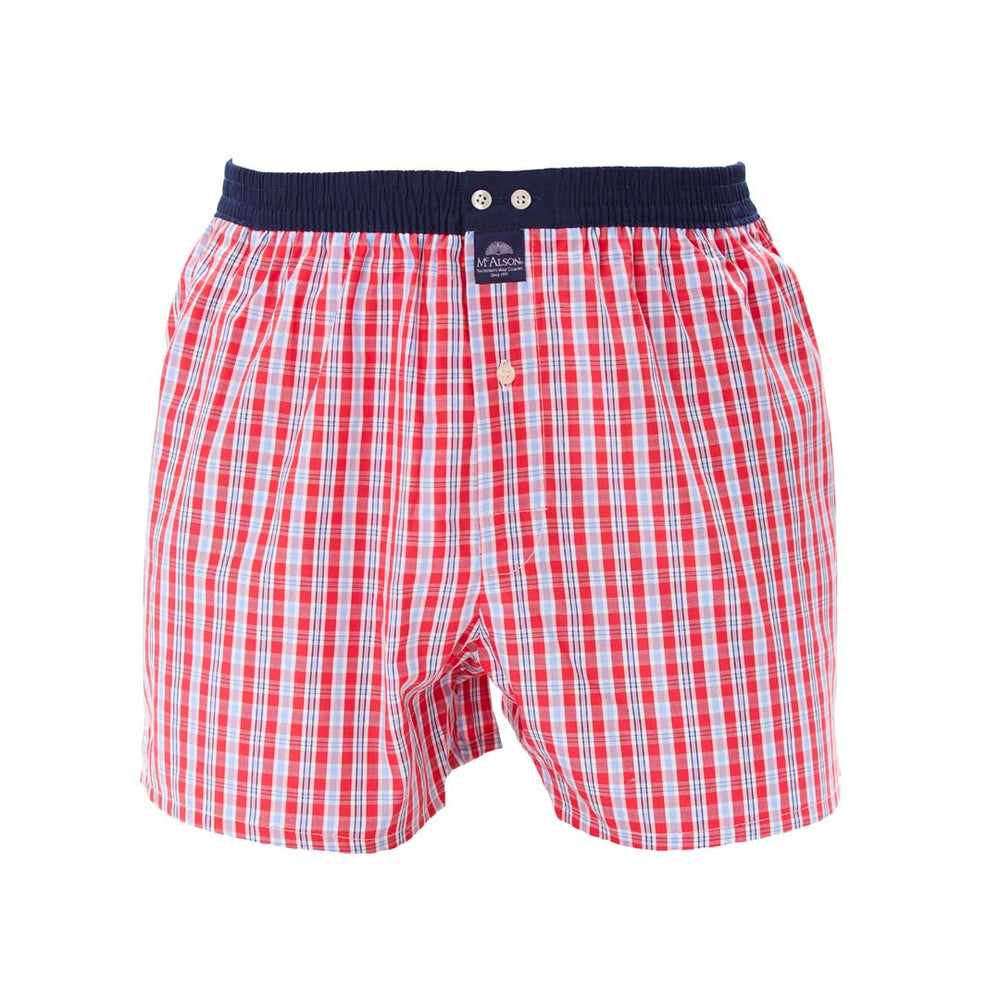 KM5314 - Schottenkaro rot, Babyblau & Marineblau