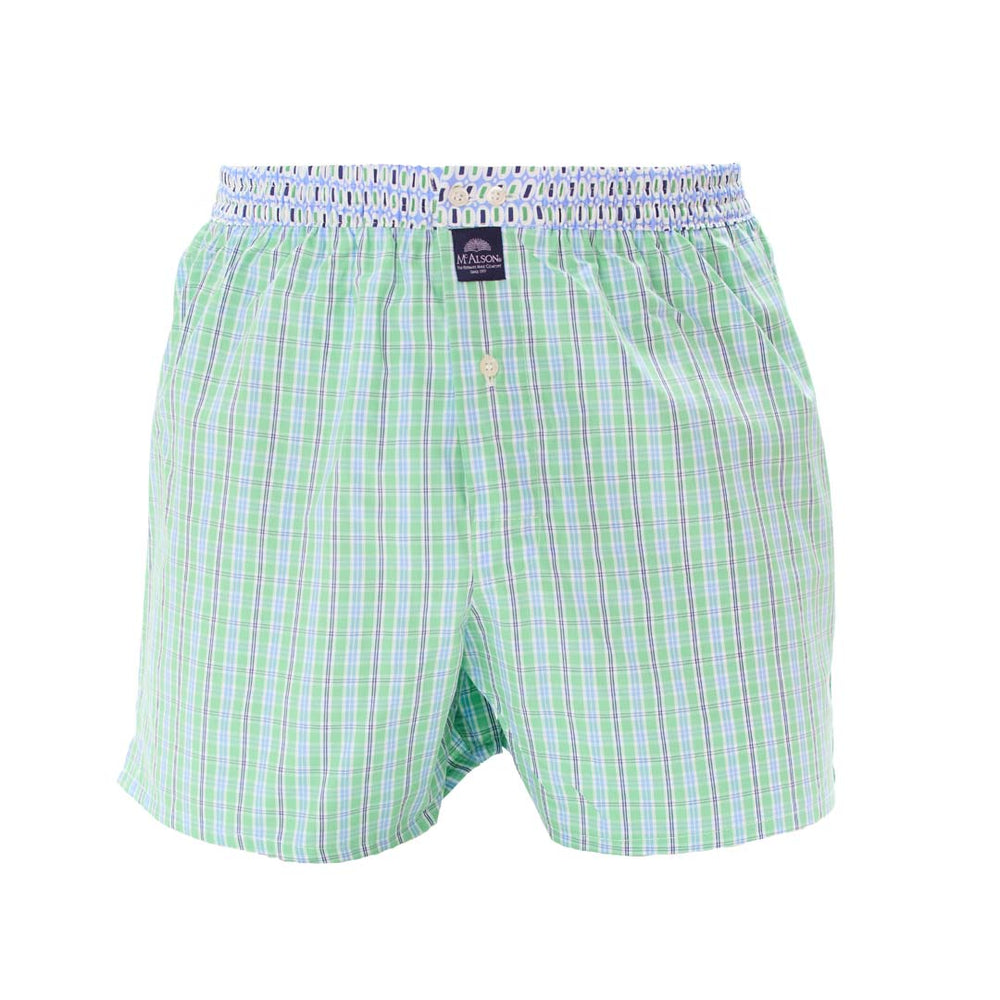 M5318 - Tartan light vert & bleu