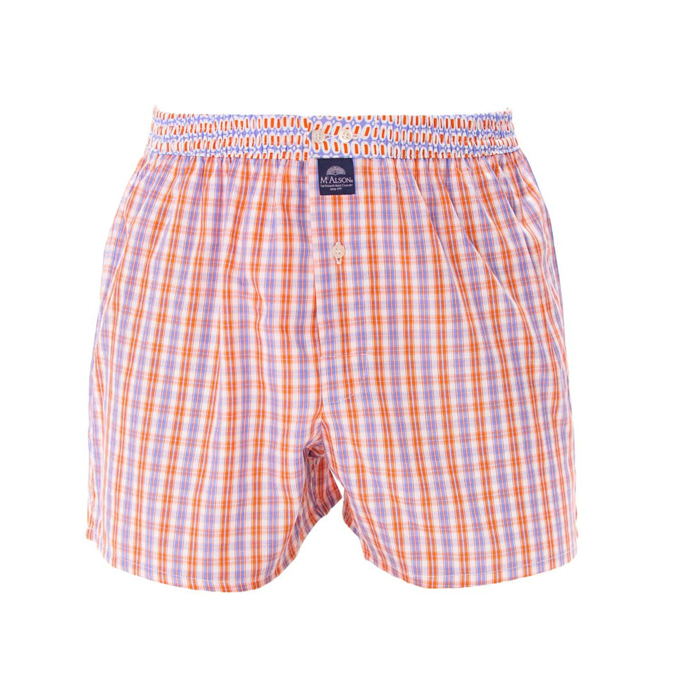 M5320 - Tartan orange & bleu