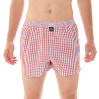 M5320 - Tartan orange & bleu