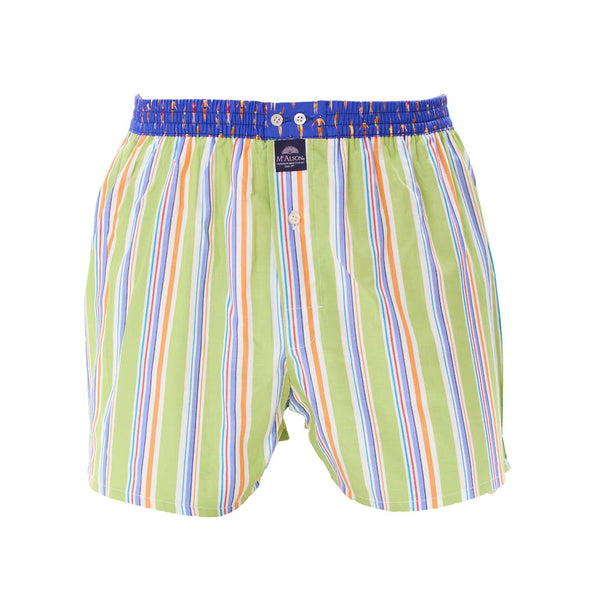 M5327 - Striped green multi