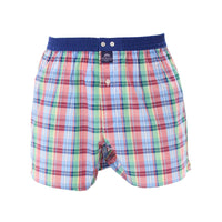 KM5331 - Madras vert, rouge & bleu