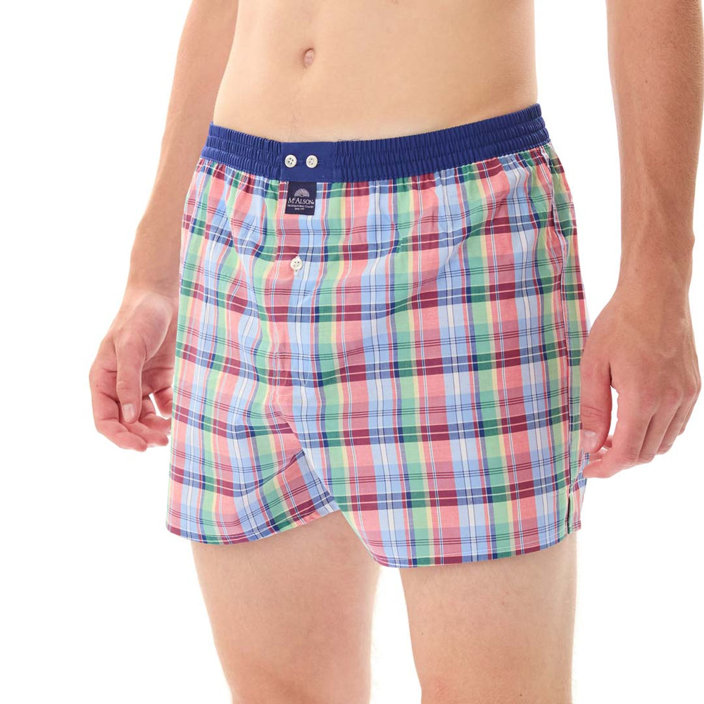 M5331 - Madras verde, rosso & blu