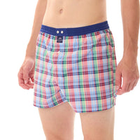 M5331 - Madras verde, rosso & blu