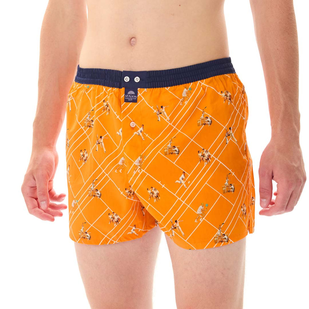 M5344 - campo da tennis arancio