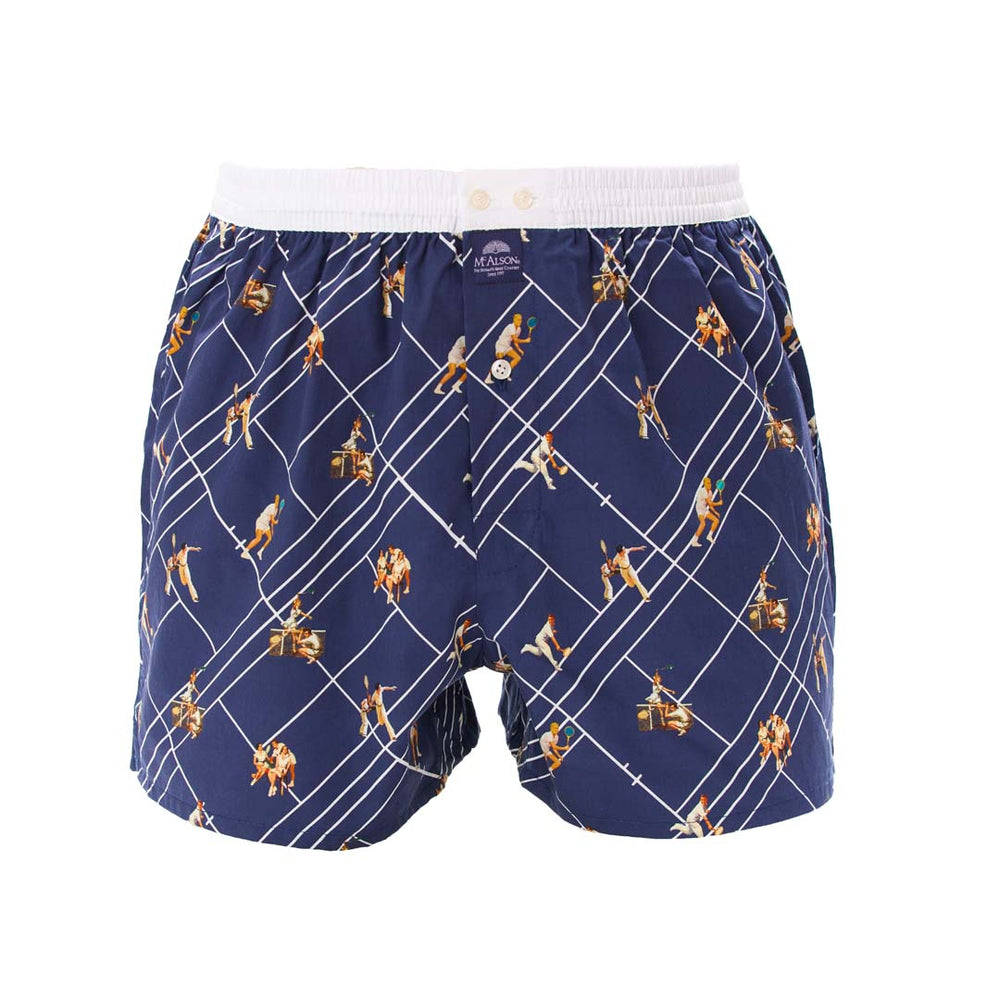 M5346 - Court de tennis bleu marine