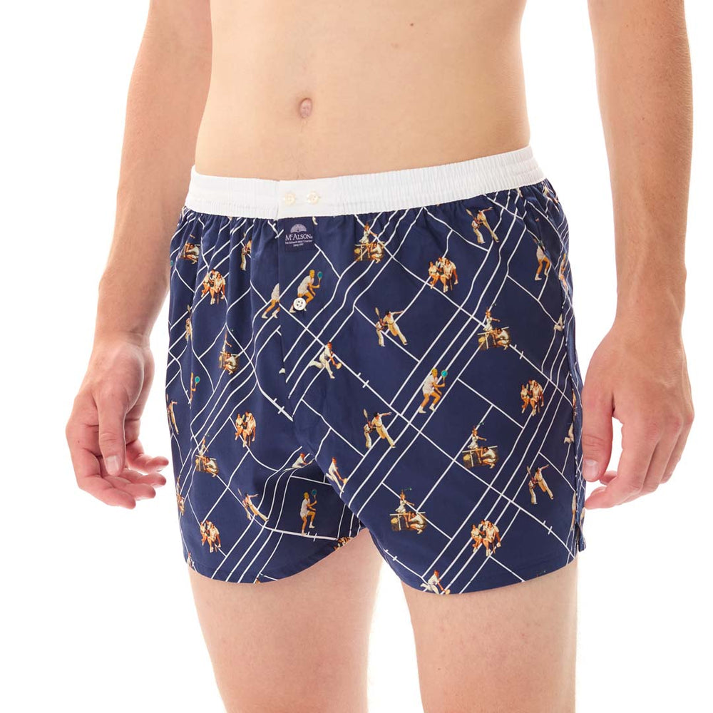 M5346 - Tennisplatz Marineblau