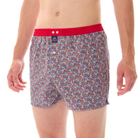M5368 - fiori di campo blu & rosso