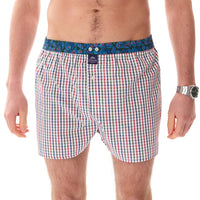 M5401 - Checkered blue, red & green
