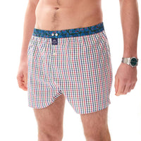 M5401 - Checkered blue, red & green