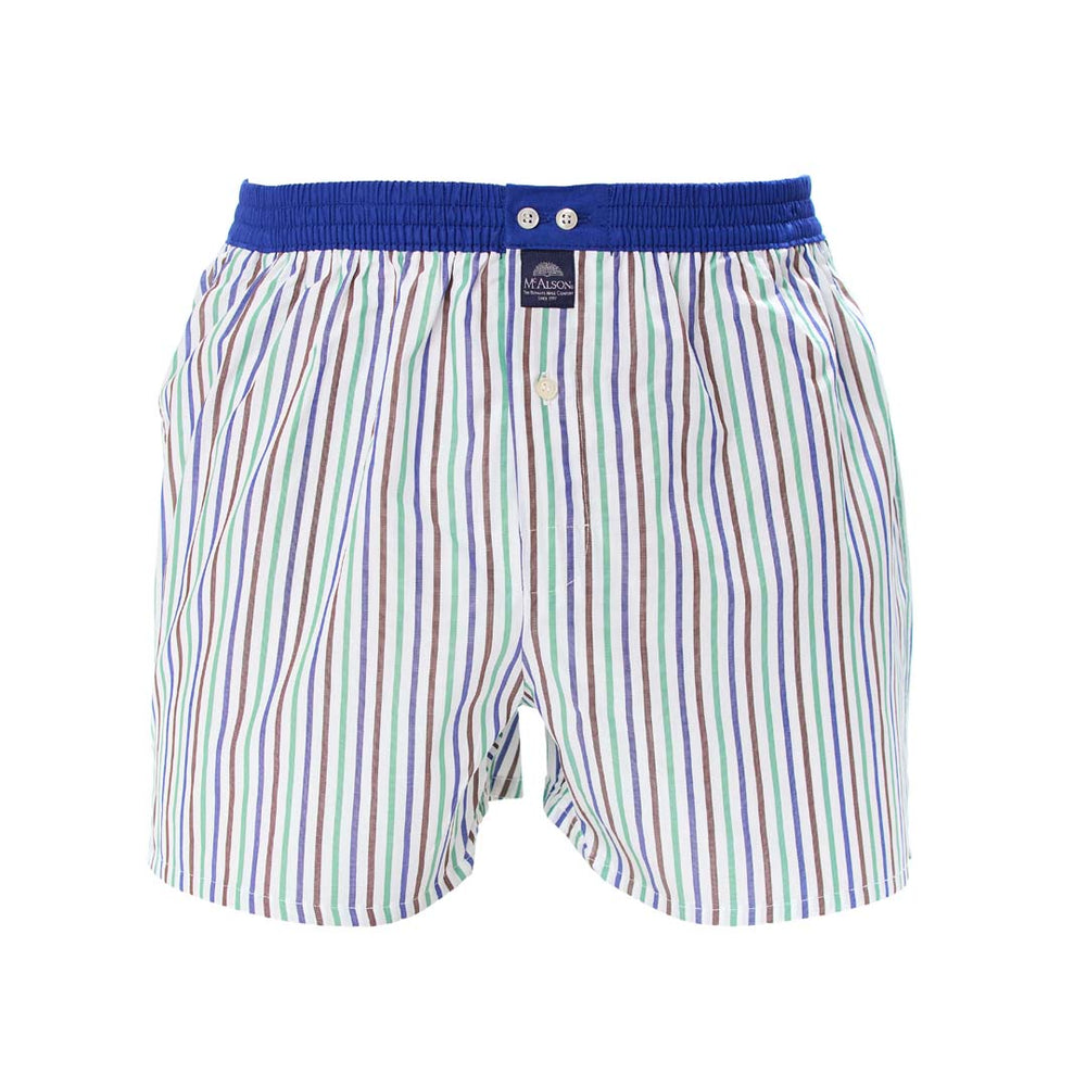 M5402 - Rayure bleu & vert