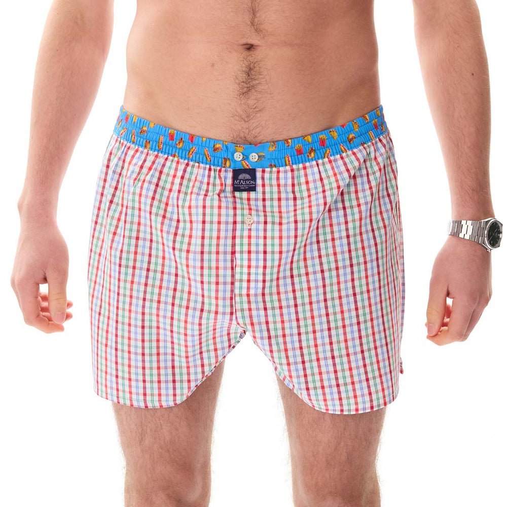 M5405 - Checkered red & blue